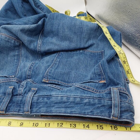 LL Bean Favorite Fit Jeans Skinny Women’s 16 Tall Medium Wash Blue - Picture 4 of 11